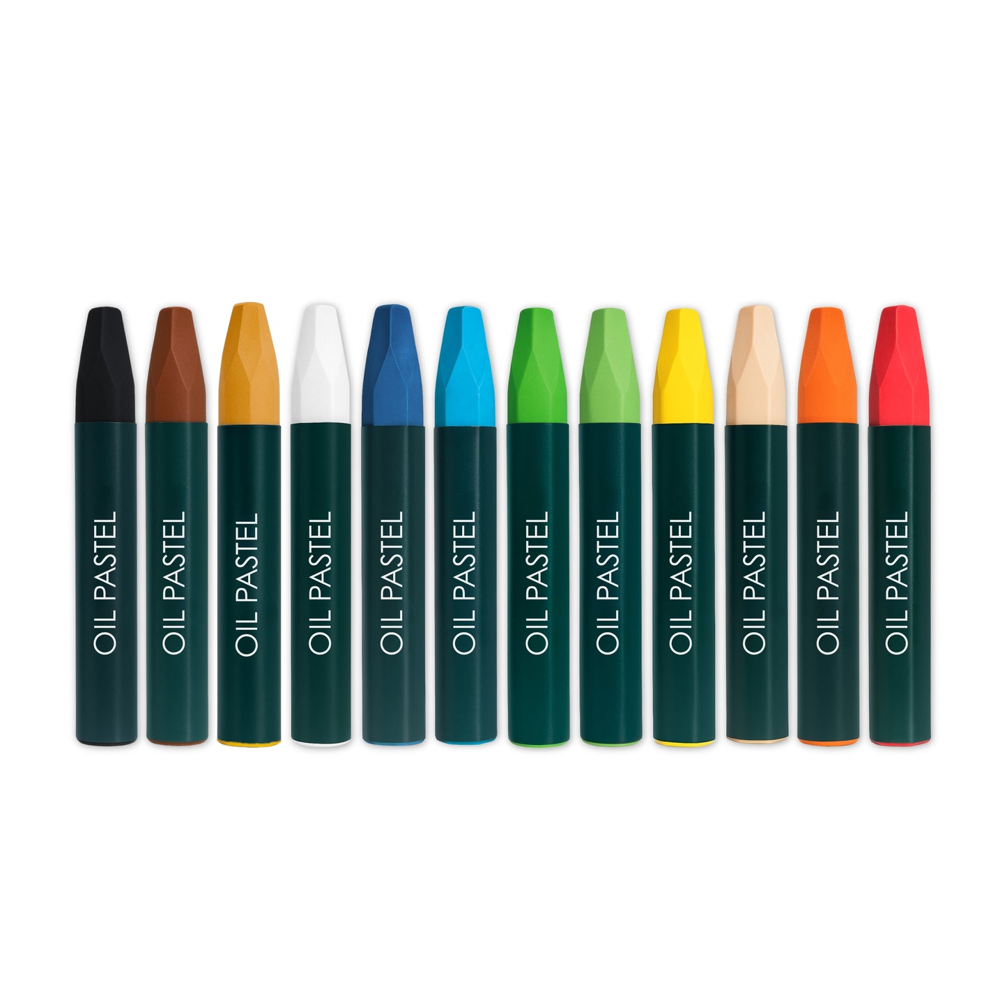 Oil Pastels – Set of 12 Vibrant Colours for Art, Drawing & Blending