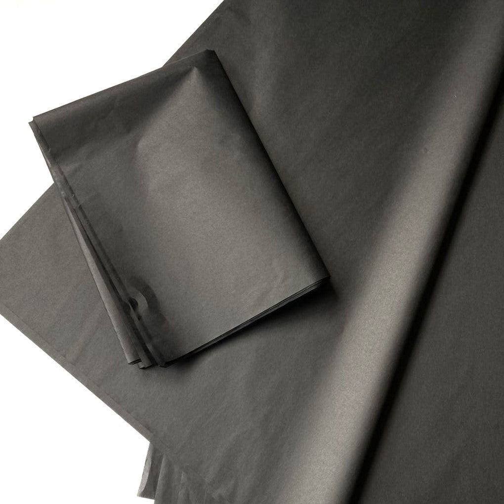 30 Tissue Sheets, Gift Wrapping, Kids Art and Craft Paper, Black, 50 x 70 cm