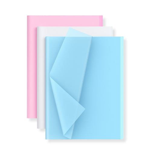 Baby Shower Tissue Paper Set – Baby Blue, Pink & White